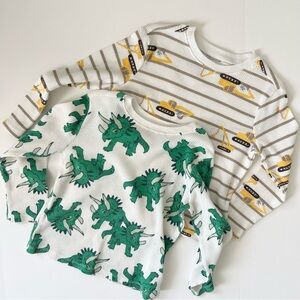 Old Navy Printed Long Sleeve Thermals - 4T